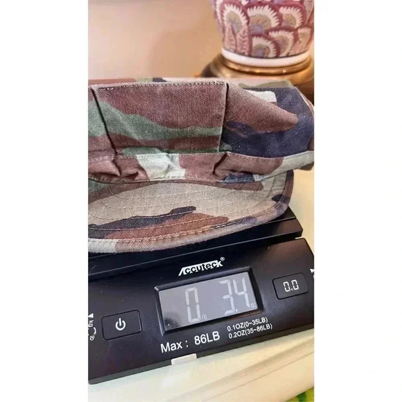 Vintage United State Military Army Officer Cap Hat Camouflage - Picture 6 of 7